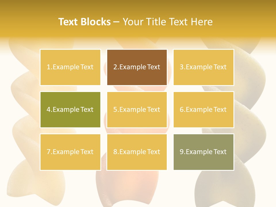 Macaroni Raw Path PowerPoint Template
