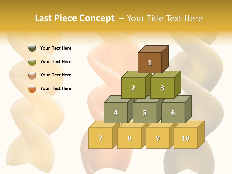 Macaroni Raw Path PowerPoint Template