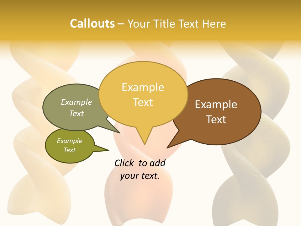 Macaroni Raw Path PowerPoint Template