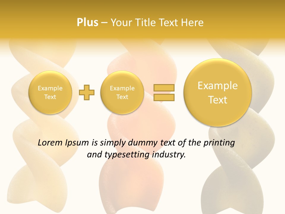Macaroni Raw Path PowerPoint Template