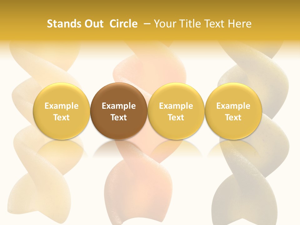 Macaroni Raw Path PowerPoint Template