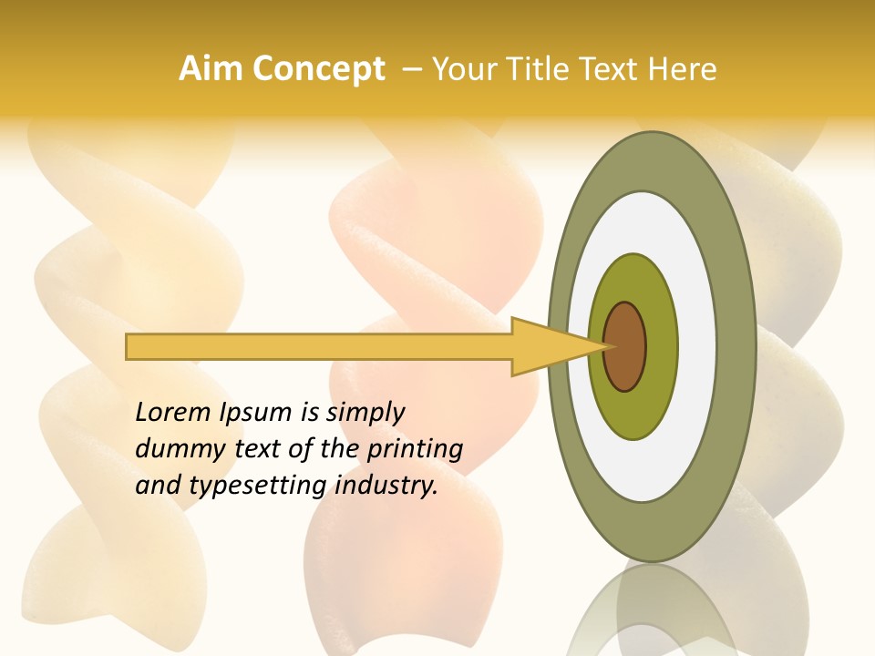 Macaroni Raw Path PowerPoint Template