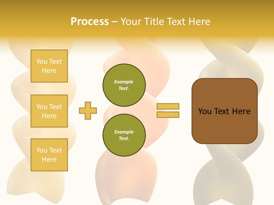 Macaroni Raw Path PowerPoint Template