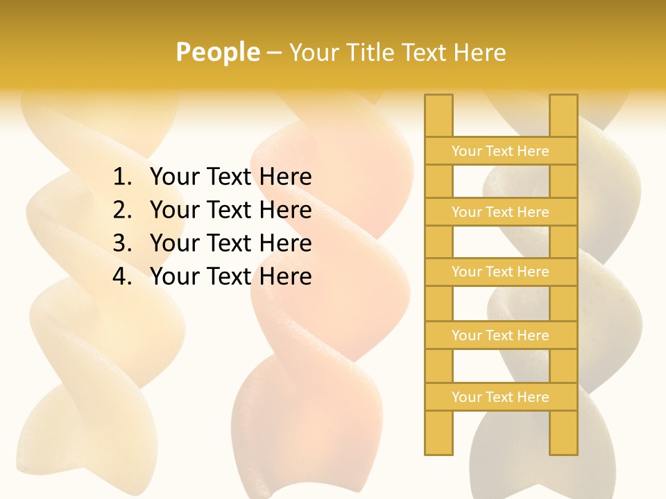Macaroni Raw Path PowerPoint Template