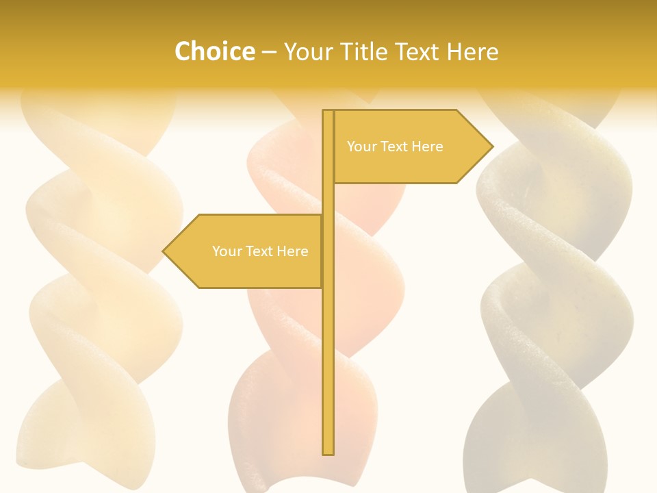 Macaroni Raw Path PowerPoint Template