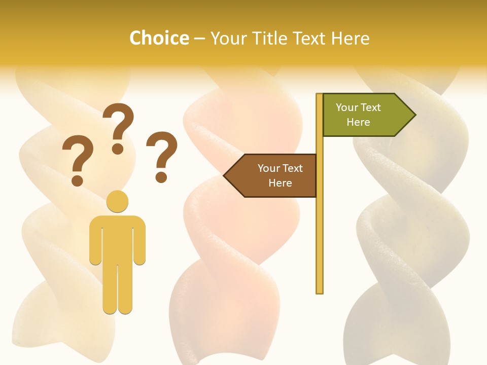 Macaroni Raw Path PowerPoint Template