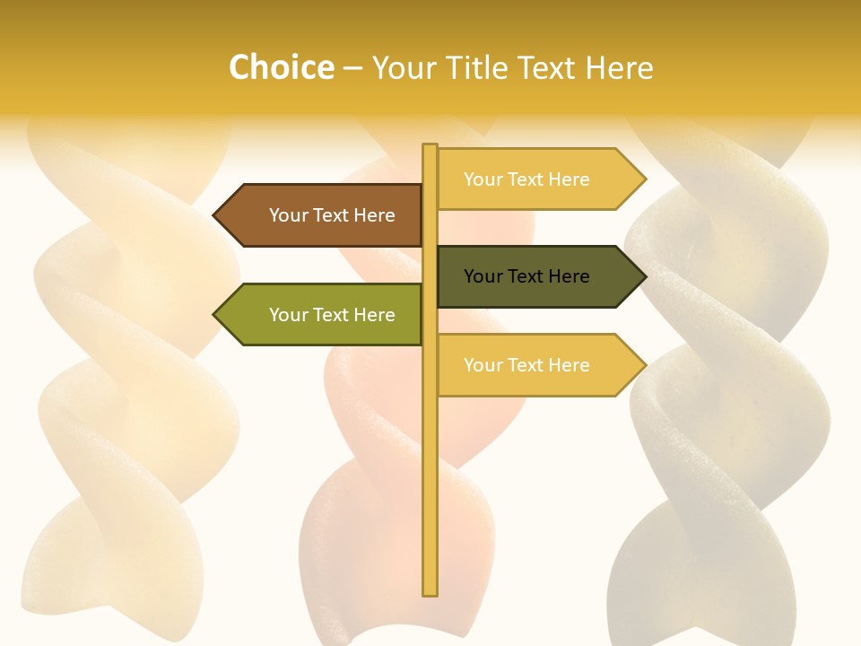 Macaroni Raw Path PowerPoint Template