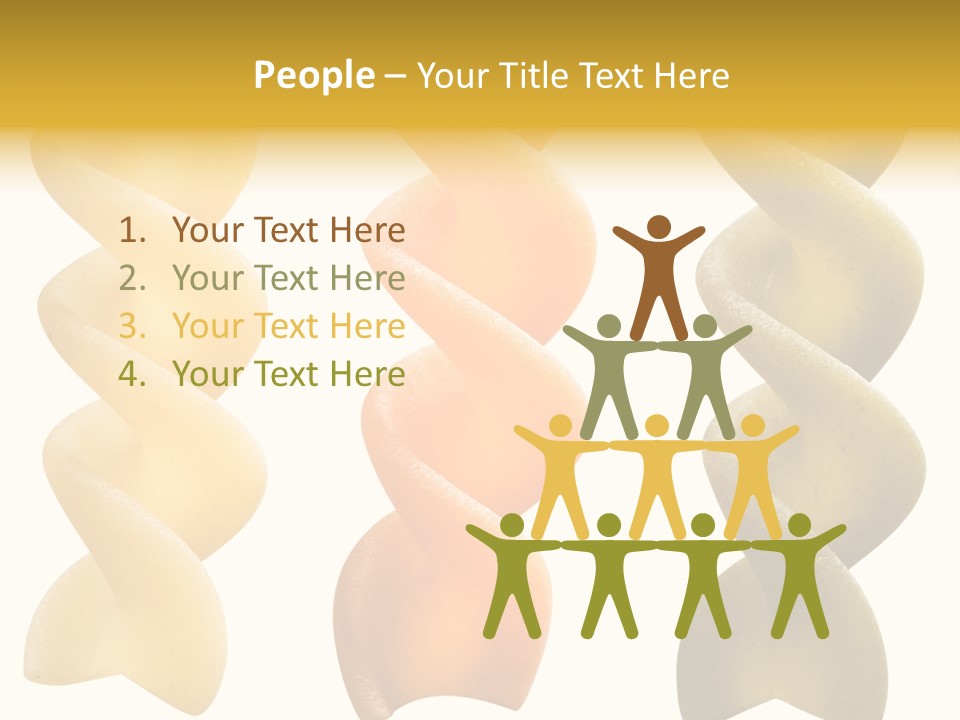 Macaroni Raw Path PowerPoint Template