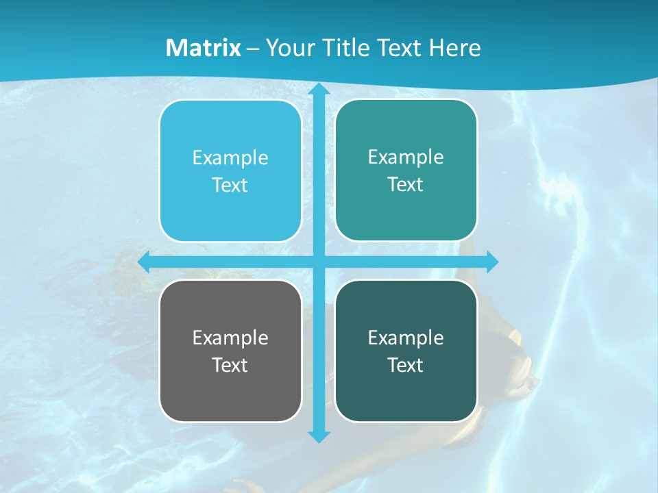 Island Blue Exercise PowerPoint Template