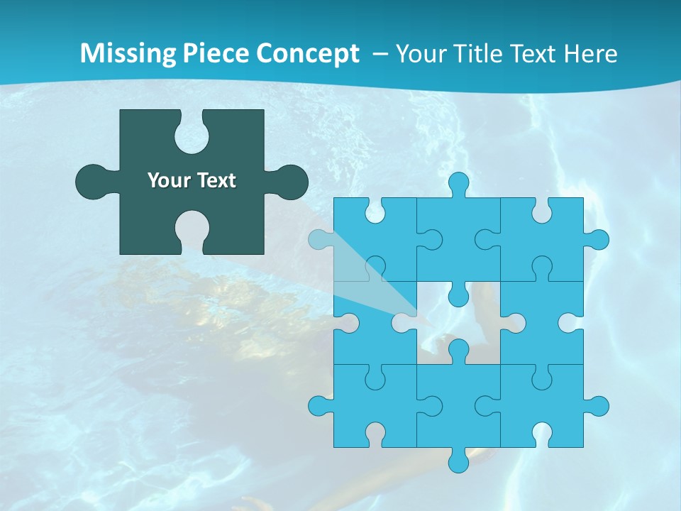 Island Blue Exercise PowerPoint Template