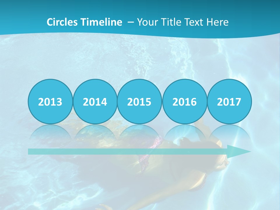 Island Blue Exercise PowerPoint Template