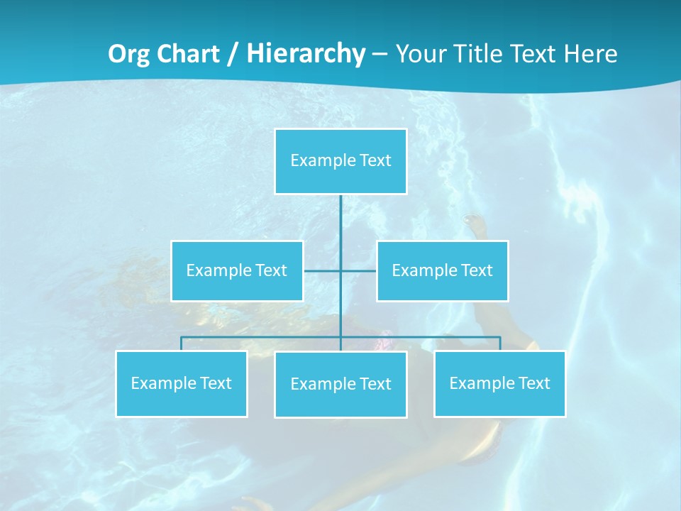 Island Blue Exercise PowerPoint Template