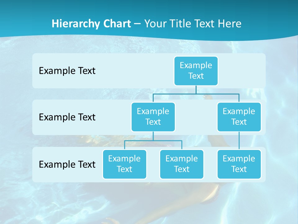 Island Blue Exercise PowerPoint Template