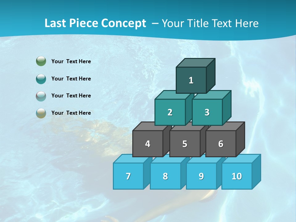 Island Blue Exercise PowerPoint Template