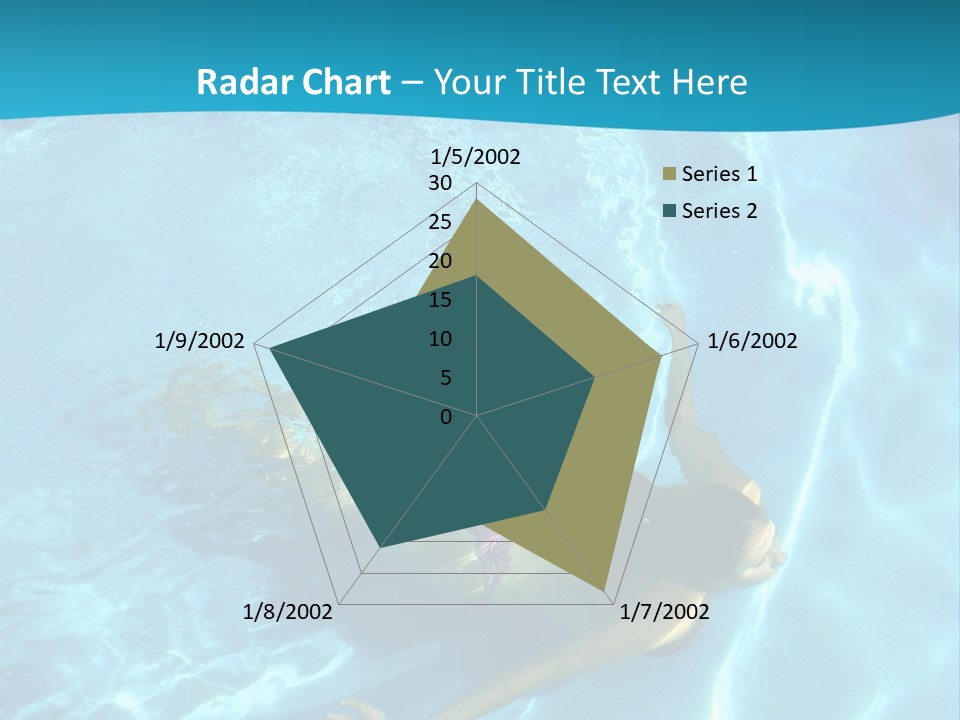 Island Blue Exercise PowerPoint Template