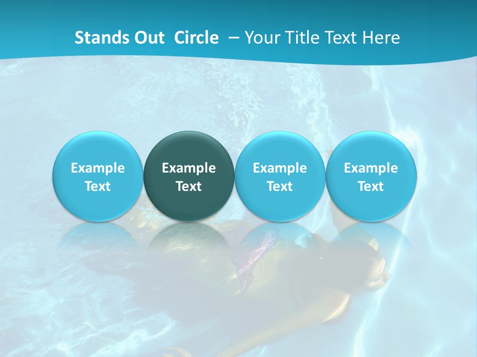 Island Blue Exercise PowerPoint Template