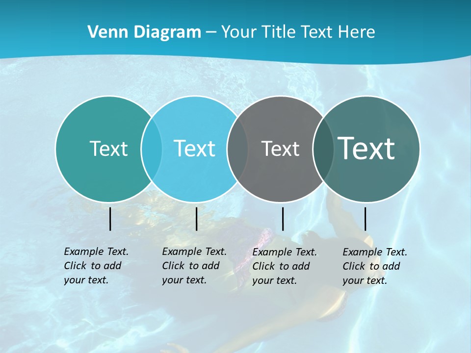 Island Blue Exercise PowerPoint Template