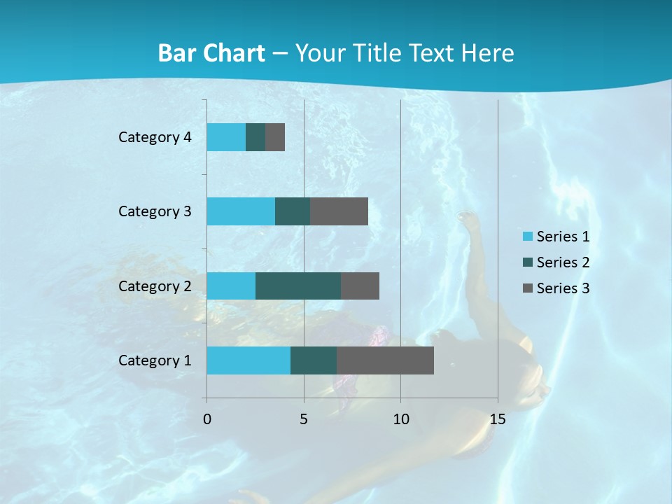 Island Blue Exercise PowerPoint Template
