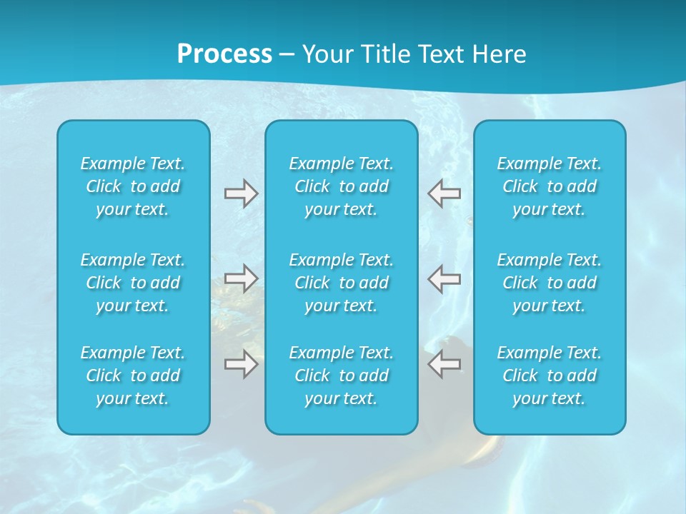 Island Blue Exercise PowerPoint Template