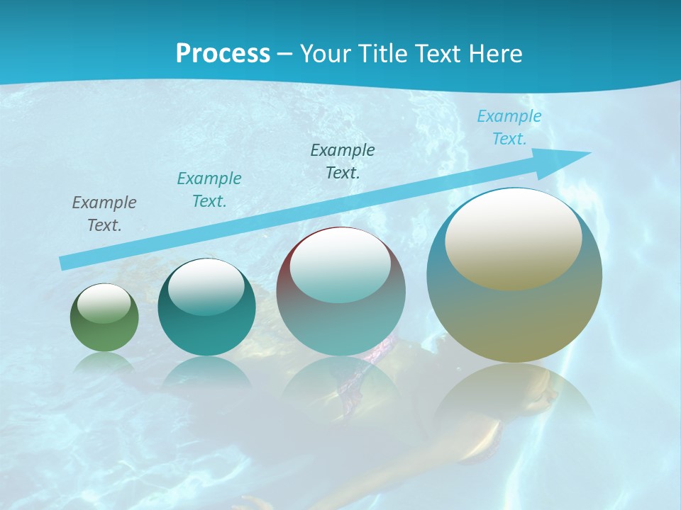 Island Blue Exercise PowerPoint Template