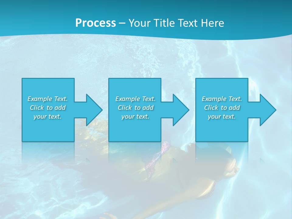 Island Blue Exercise PowerPoint Template