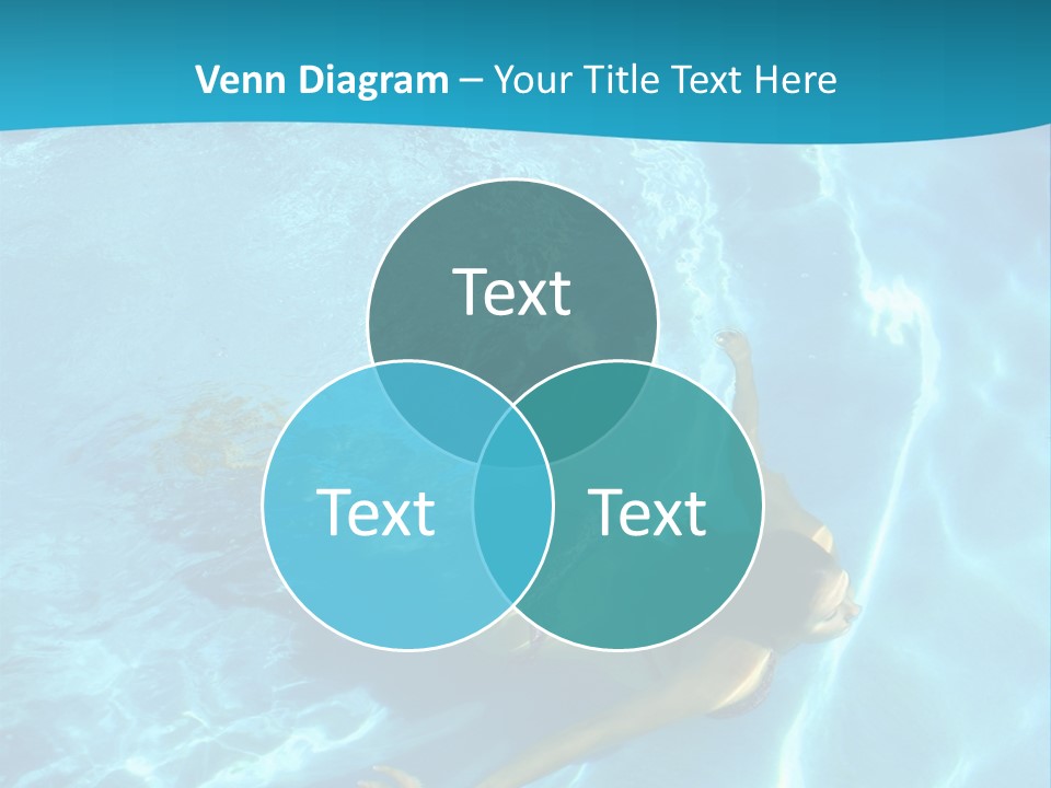 Island Blue Exercise PowerPoint Template