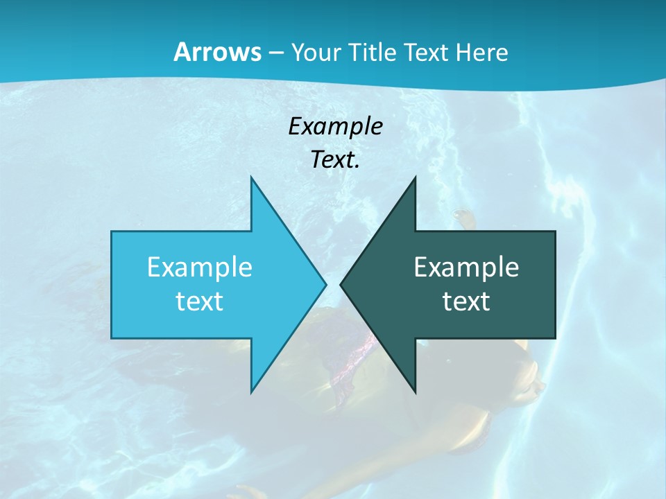 Island Blue Exercise PowerPoint Template