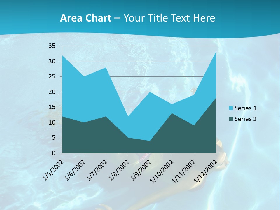 Island Blue Exercise PowerPoint Template