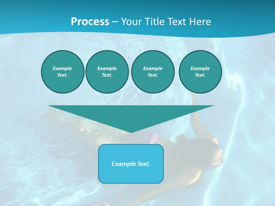 Island Blue Exercise PowerPoint Template