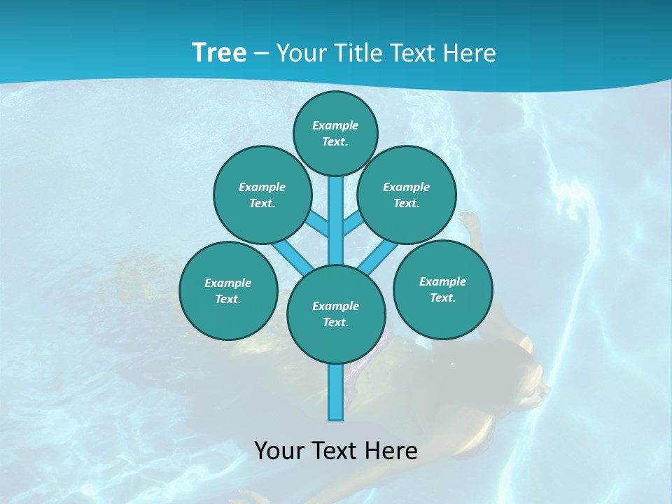 Island Blue Exercise PowerPoint Template