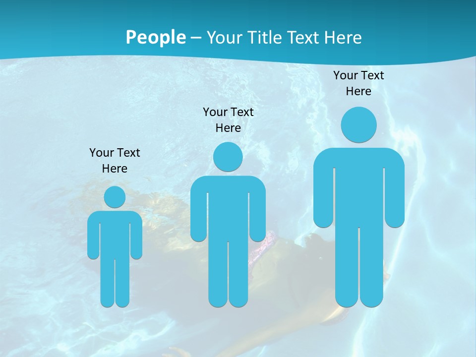 Island Blue Exercise PowerPoint Template