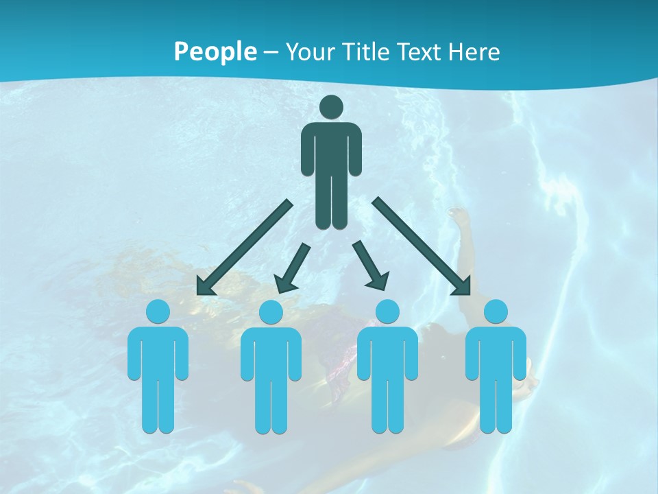 Island Blue Exercise PowerPoint Template