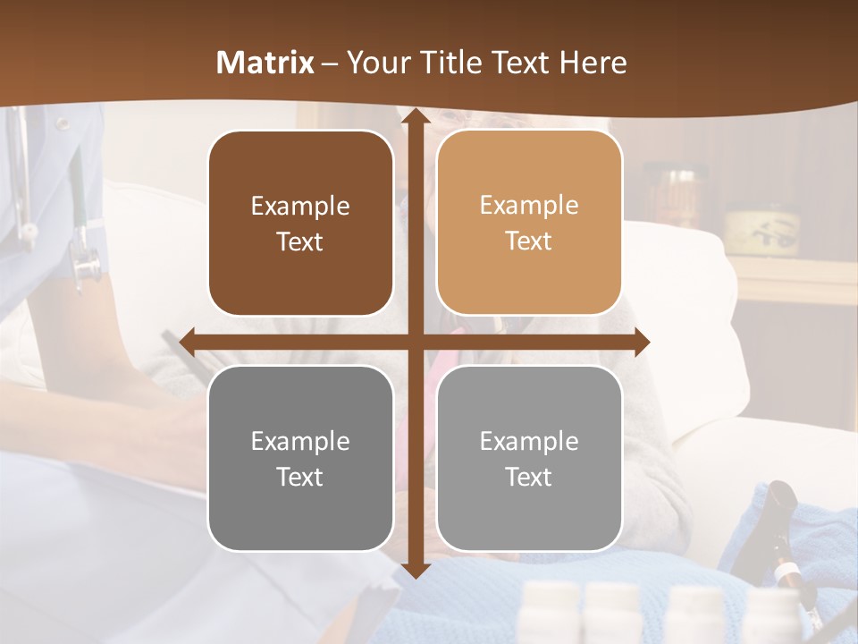 Healthcare Talking Home Visit PowerPoint Template