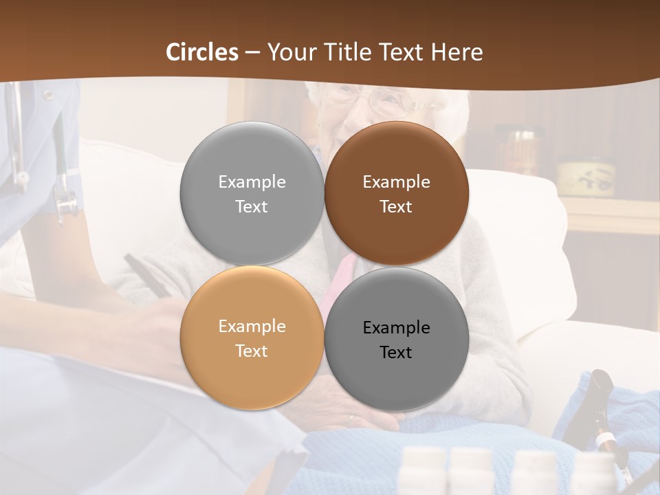 Healthcare Talking Home Visit PowerPoint Template