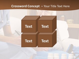 Healthcare Talking Home Visit PowerPoint Template