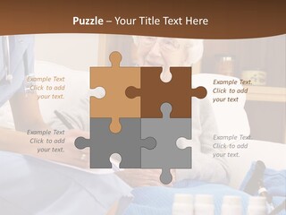 Healthcare Talking Home Visit PowerPoint Template