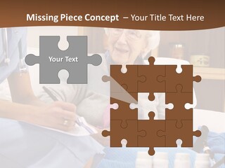 Healthcare Talking Home Visit PowerPoint Template
