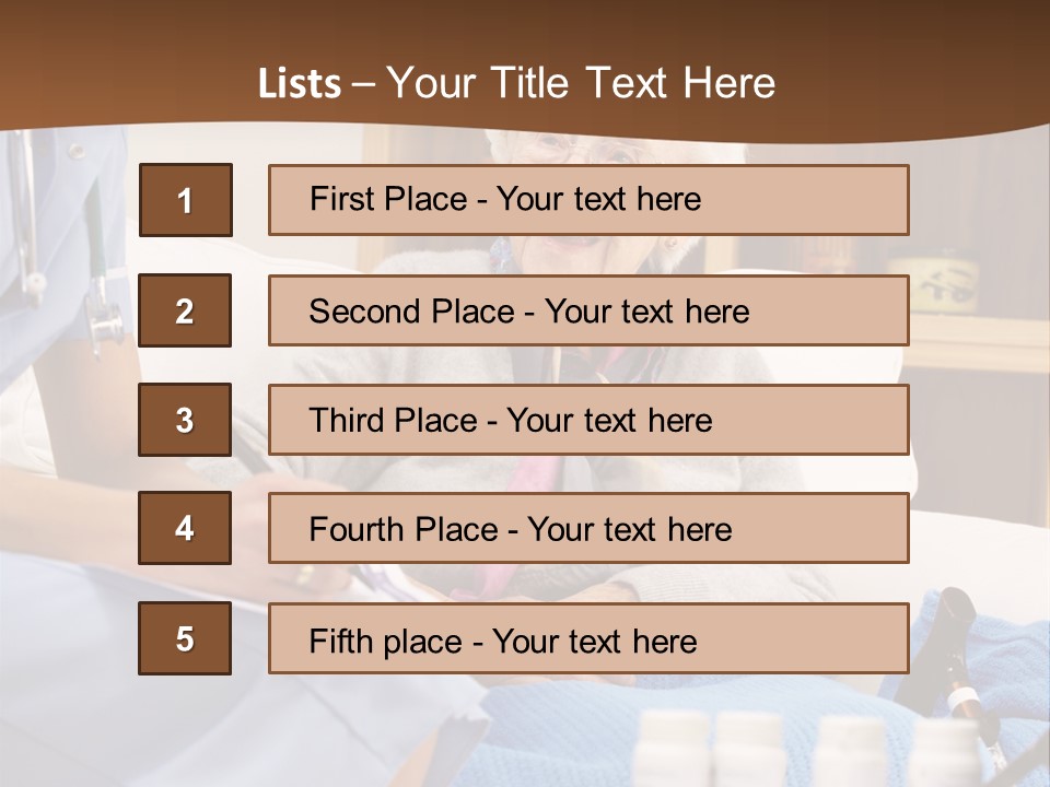 Healthcare Talking Home Visit PowerPoint Template