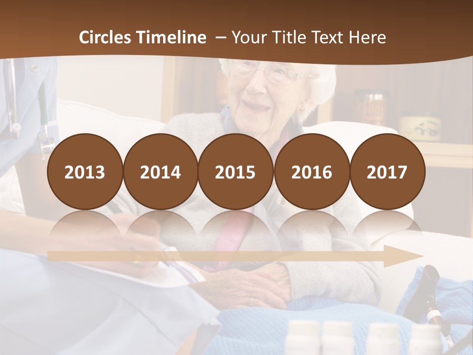 Healthcare Talking Home Visit PowerPoint Template