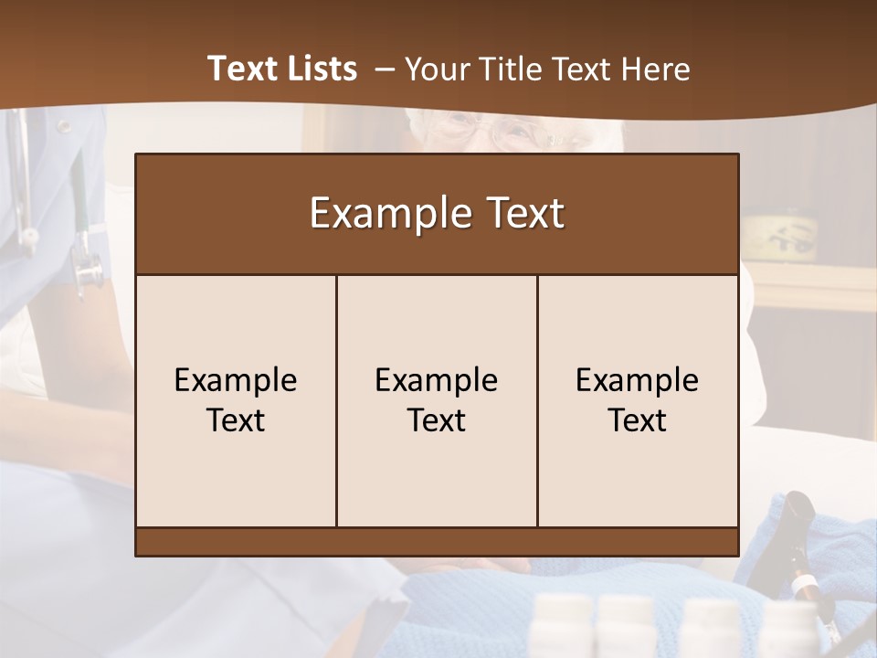 Healthcare Talking Home Visit PowerPoint Template