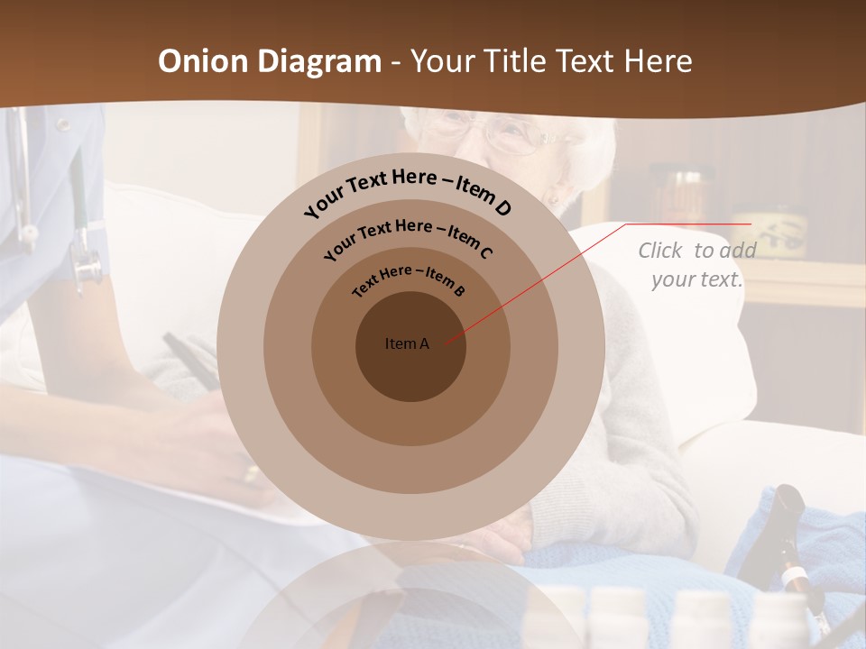 Healthcare Talking Home Visit PowerPoint Template