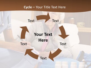 Healthcare Talking Home Visit PowerPoint Template