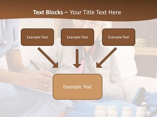 Healthcare Talking Home Visit PowerPoint Template