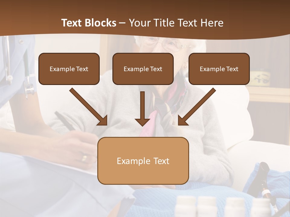 Healthcare Talking Home Visit PowerPoint Template