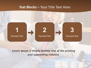 Healthcare Talking Home Visit PowerPoint Template