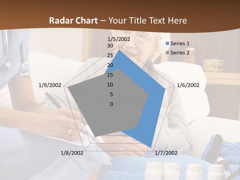 Healthcare Talking Home Visit PowerPoint Template