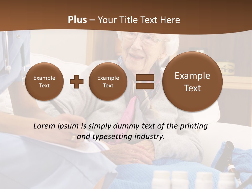 Healthcare Talking Home Visit PowerPoint Template