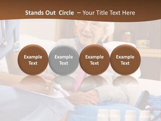 Healthcare Talking Home Visit PowerPoint Template