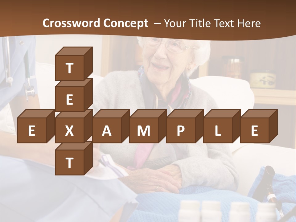 Healthcare Talking Home Visit PowerPoint Template