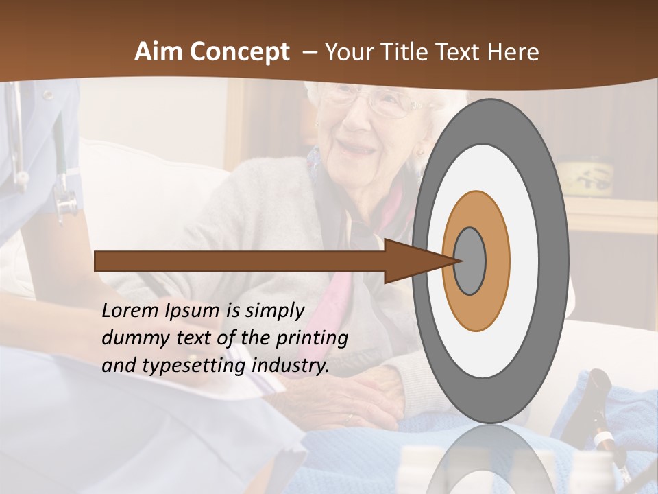 Healthcare Talking Home Visit PowerPoint Template